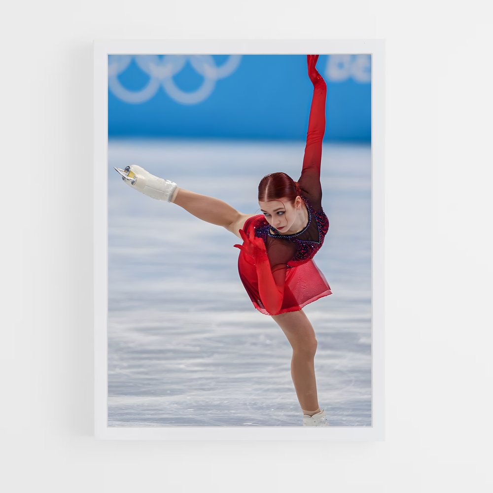 Poster Danse des Glaces – affiche Jeux Olympiques (vue 3)